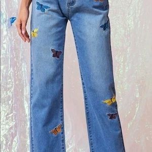 butterfly jeans
